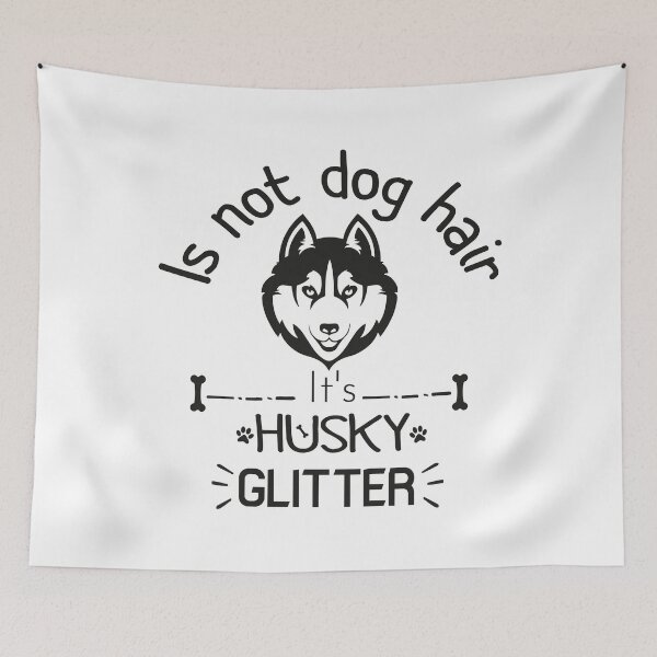 Item preview, Dog Hair es mi Glitter Husky - Amante de los perros designed and sold by saidox.