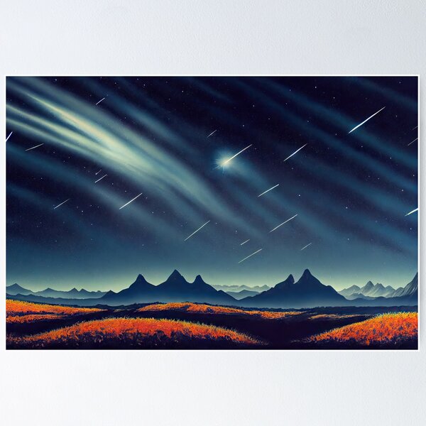 Item preview, Perseids Meteor Shower designed and sold by OccultDreams.