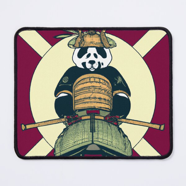 Item preview, Panda samurai with a big smile designed and sold by Inalternativ.