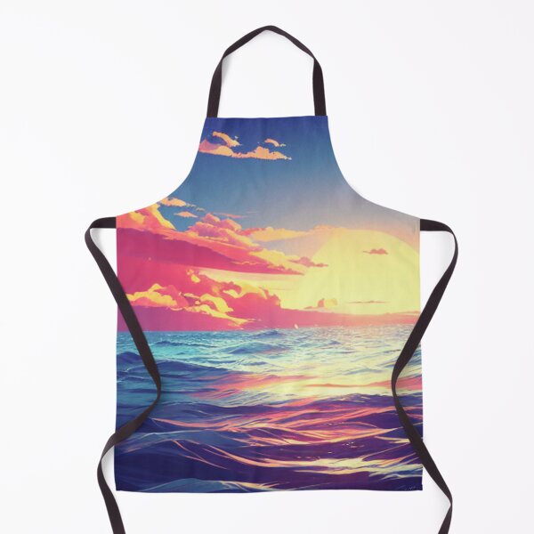 Item preview, A beautiful beach oceanscape with a boat and a sunset/sunrise designed and sold by Pinghing.