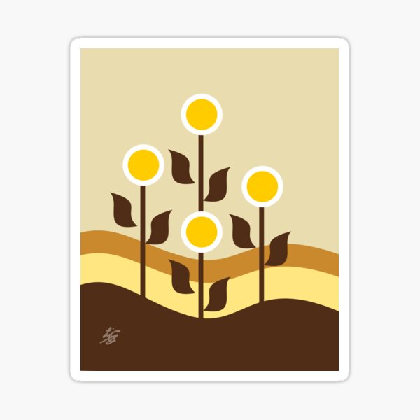 Item preview, Abstract Desert Flowers designed and sold by studioart.