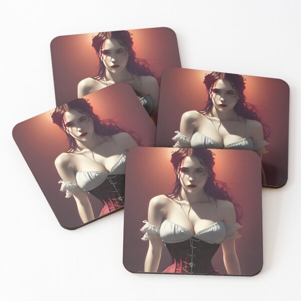 Item preview, Sexy Brunette Vampire Seductress Dark Artwork designed and sold by Eliteijr.
