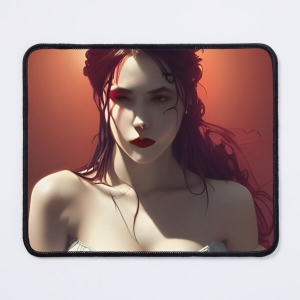 Item preview, Sexy Brunette Vampire Seductress Dark Artwork designed and sold by Eliteijr.