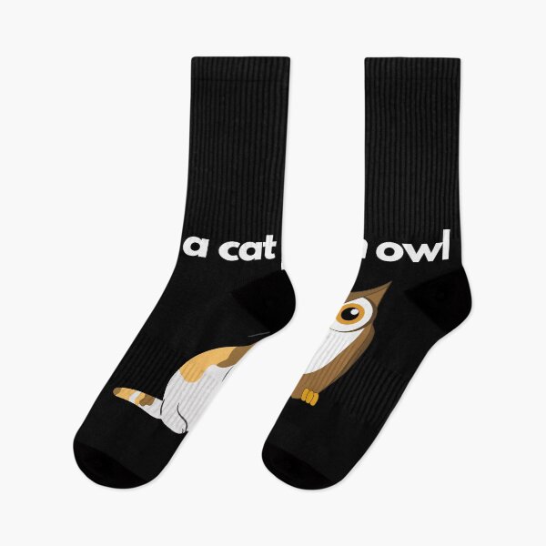 Item preview, a cat and an owl designed and sold by joetrade.