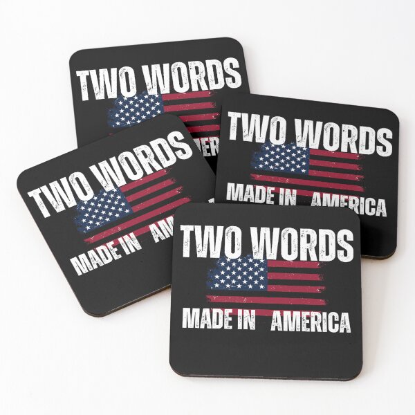 Item preview, Two words Made in America with USA Flag designed and sold by smailjr.