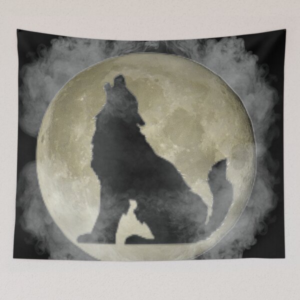 Item preview, Howling Wolf Moon designed and sold by TheAnimalZ00.