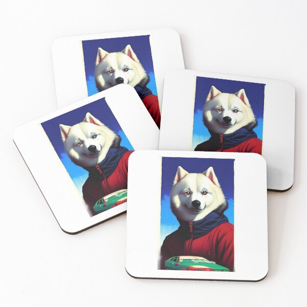 Item preview, American eskimo dog designed and sold by GroovyDino.