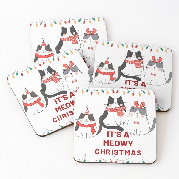 Item preview, Happy Meowy Christmas designed and sold by dwangarts.