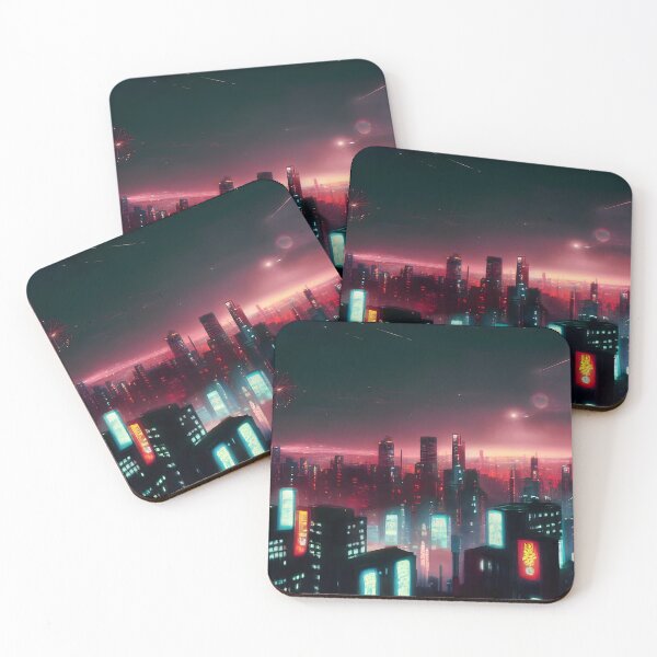 Item preview, Neo Tokyo Themed Painting designed and sold by Foodcolored.