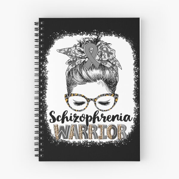 Item preview, Messy Bun Leopard Schizophrenia Warrior designed and sold by rechardtee.