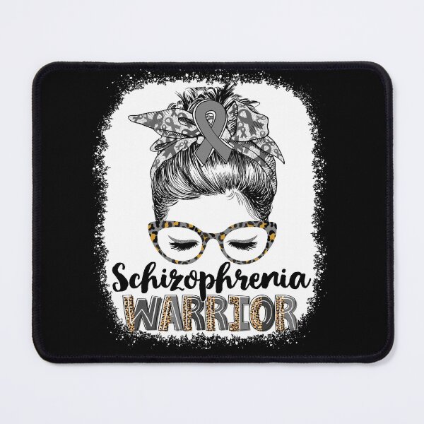 Item preview, Messy Bun Leopard Schizophrenia Warrior designed and sold by rechardtee.