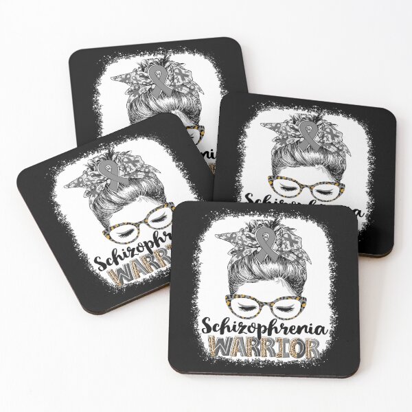 Item preview, Messy Bun Leopard Schizophrenia Warrior designed and sold by rechardtee.