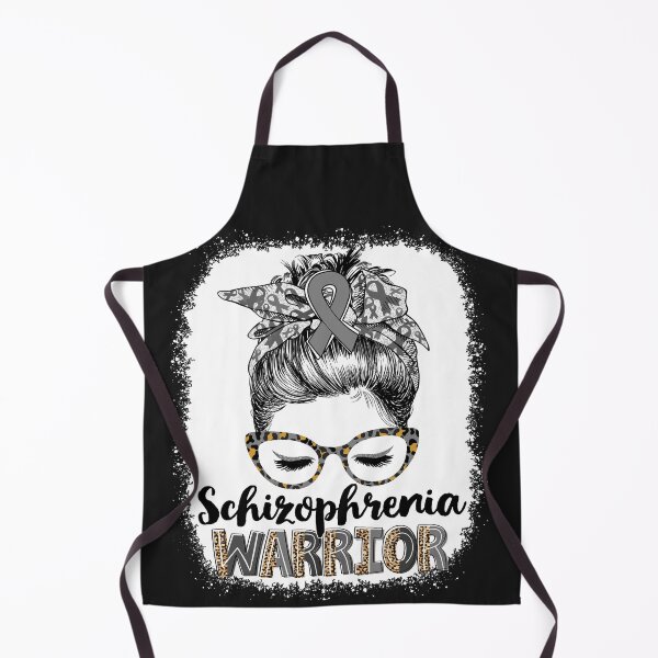 Item preview, Messy Bun Leopard Schizophrenia Warrior designed and sold by rechardtee.
