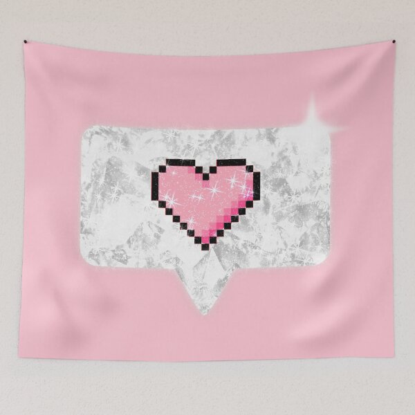 Item preview, White Speech Icon Pink Heart Like Button Love Social Media designed and sold by Jolly-Yosei.