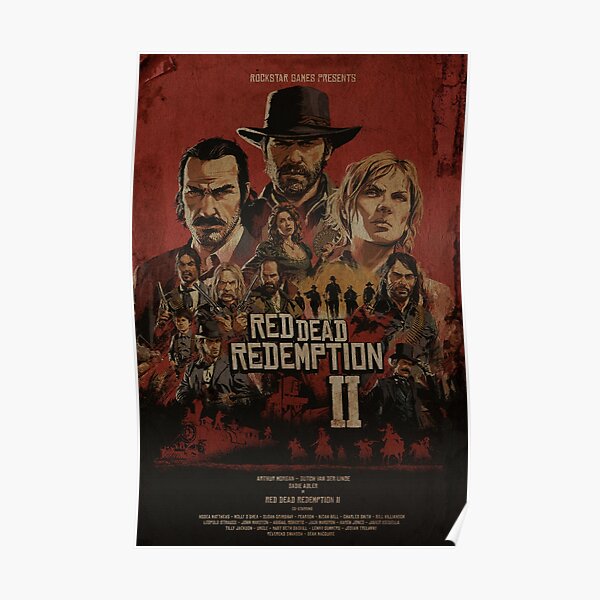 Rotes Red-Dead-Gun-Poster 2 Poster