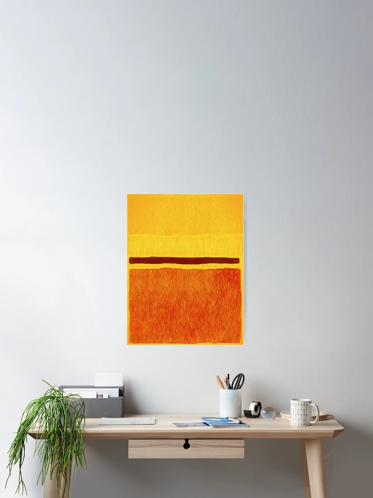 Thumbnail 2 of 3, Poster, A Rothko Black Line designed and sold by Albert.