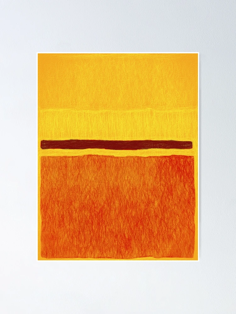 Thumbnail 1 of 3, Poster, A Rothko Black Line designed and sold by Albert.