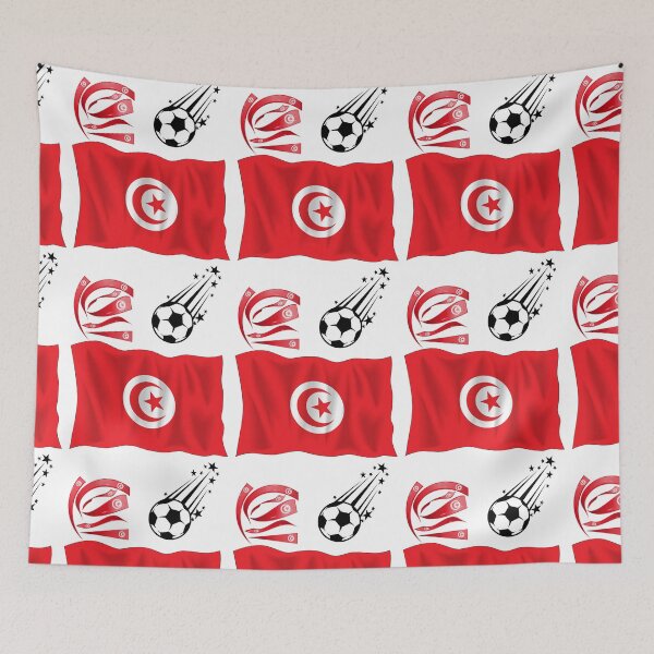 Item preview, Tunisia Map Flag designed and sold by Tienda-Vane.
