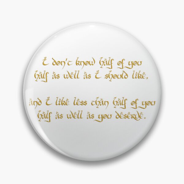 Item preview, I don't know half of you... designed and sold by novembershire.
