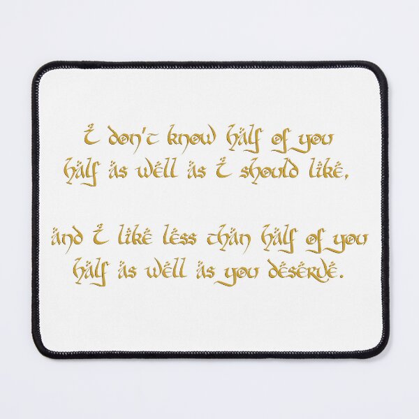 Item preview, I don't know half of you... designed and sold by novembershire.