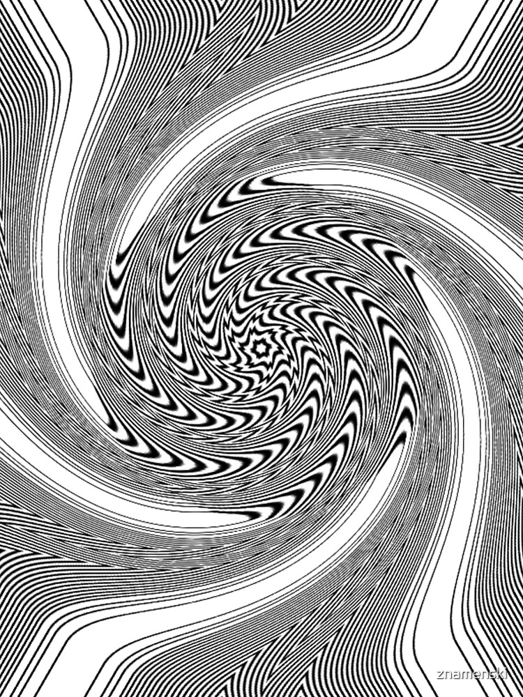 #Psychedelic #Hypnotic #Pattern, Visual #Illusion, Optical Art  by znamenski