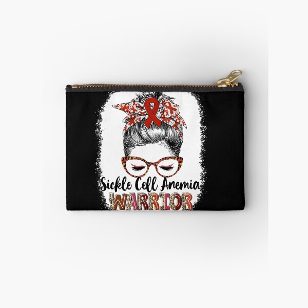 Item preview, Messy Bun Leopard Sickle Cell Anemia Warrior designed and sold by rechardtee.
