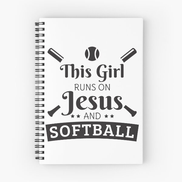 Item preview, Softball Shirt, Girls Softball Gift, Runs on Jesus designed and sold by Infinity-Co.