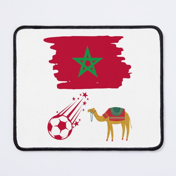 Item preview, Morocco Map Flag designed and sold by Tienda-Vane.