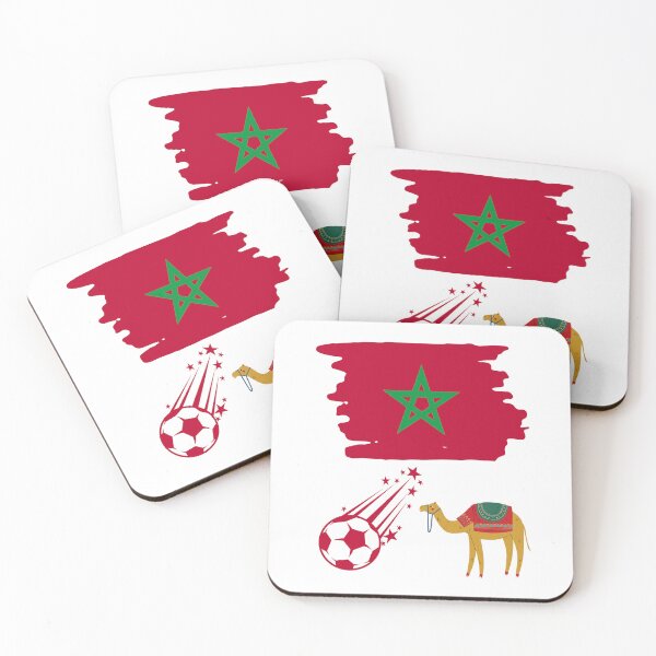 Item preview, Morocco Map Flag designed and sold by Tienda-Vane.