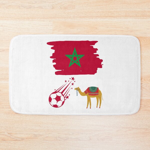 Item preview, Morocco Map Flag designed and sold by Tienda-Vane.
