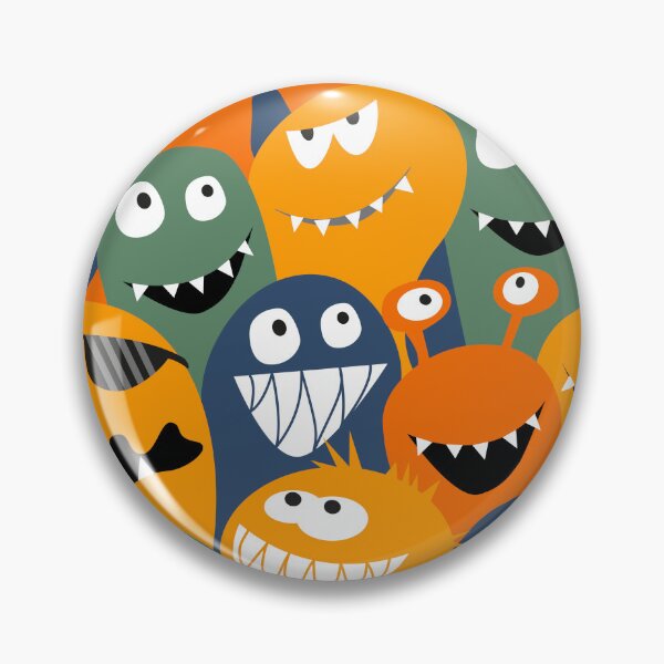 Item preview, monster fun - orange, green, blue designed and sold by kobyakov.
