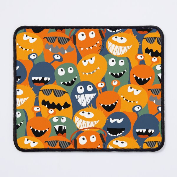 Item preview, monster fun - orange, green, blue designed and sold by kobyakov.