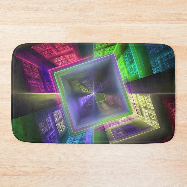 Item preview, Perspective, Optical Illusion, Endless Staircase, Colorful abstract art designed and sold by Nostrathomas66.