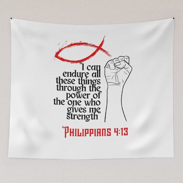 Item preview, Bible Scripture Philippians 4:13 designed and sold by VerseforWear.