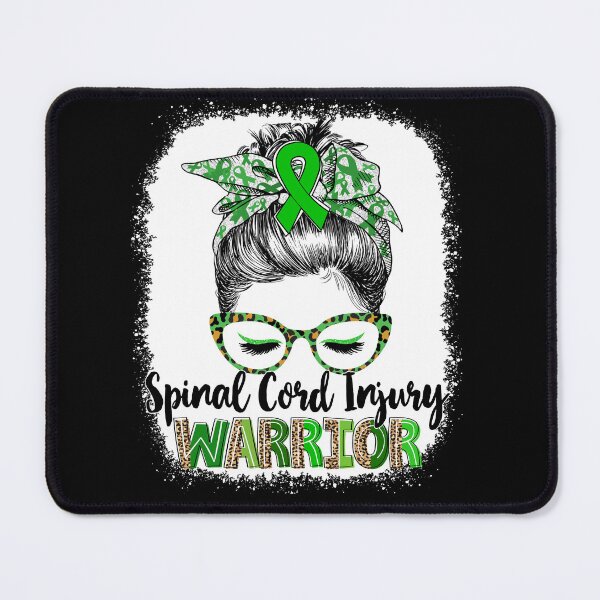 Item preview, Messy Bun Leopard Spinal Cord Injury Warrior designed and sold by rechardtee.