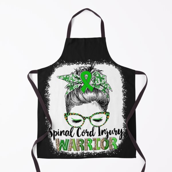 Item preview, Messy Bun Leopard Spinal Cord Injury Warrior designed and sold by rechardtee.
