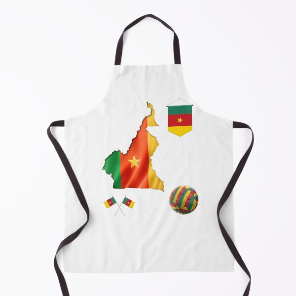 Item preview, Cameroon Map Flag designed and sold by Tienda-Vane.