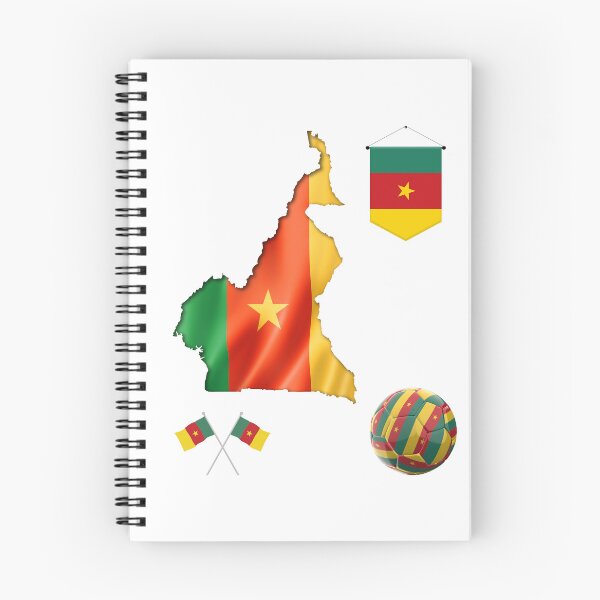 Item preview, Cameroon Map Flag designed and sold by Tienda-Vane.