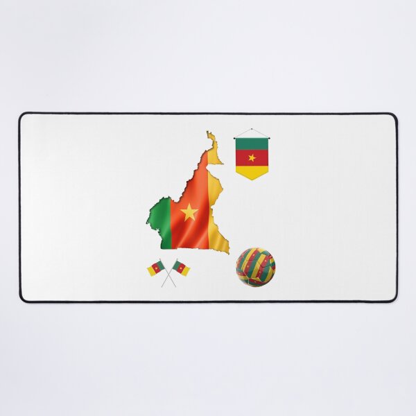 Item preview, Cameroon Map Flag designed and sold by Tienda-Vane.