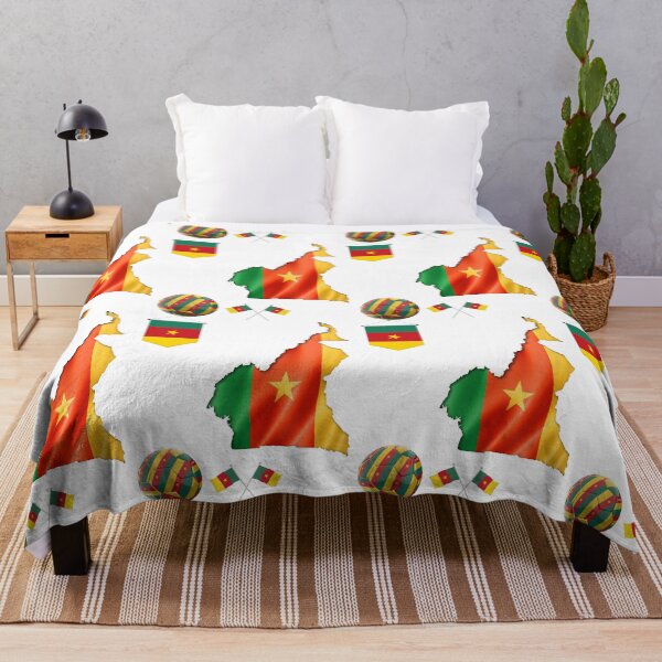 Item preview, Cameroon Map Flag designed and sold by Tienda-Vane.