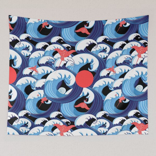Item preview, Abstract sea pattern designed and sold by Tanor.