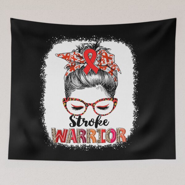 Item preview, Messy Bun Leopard Stroke Warrior designed and sold by rechardtee.