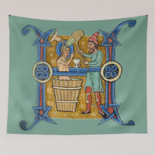 Item preview, Illuminated Initial H designed and sold by artimaeus.