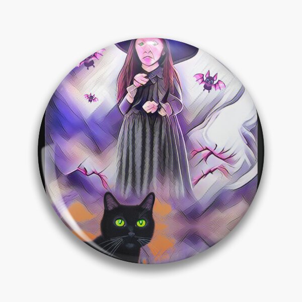 Artikelvorschau, Halloween lila Hexe entworfen und verkauft von Astralia.