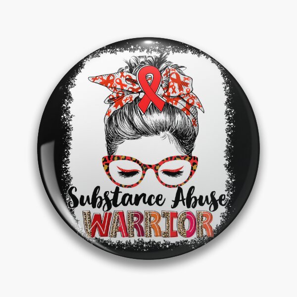 Item preview, Messy Bun Leopard Substance Abuse Warrior designed and sold by rechardtee.