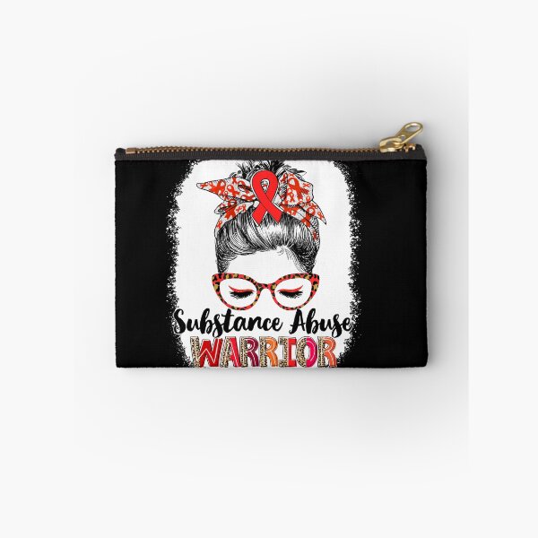 Item preview, Messy Bun Leopard Substance Abuse Warrior designed and sold by rechardtee.
