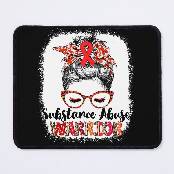 Item preview, Messy Bun Leopard Substance Abuse Warrior designed and sold by rechardtee.