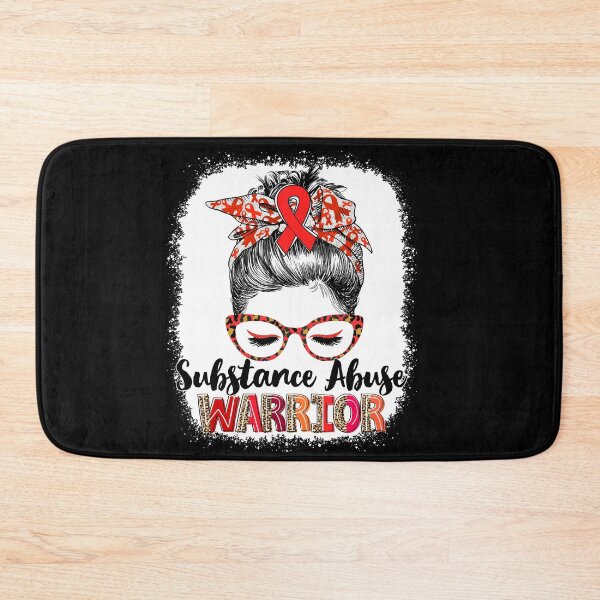 Item preview, Messy Bun Leopard Substance Abuse Warrior designed and sold by rechardtee.