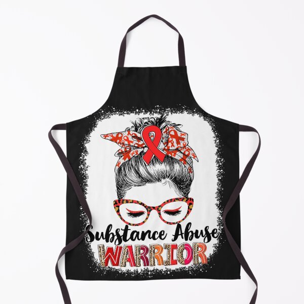 Item preview, Messy Bun Leopard Substance Abuse Warrior designed and sold by rechardtee.