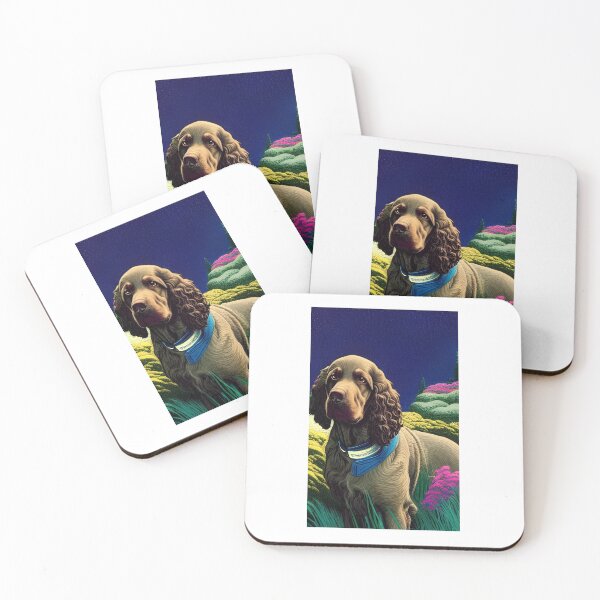 Item preview, American water spaniel designed and sold by GroovyDino.